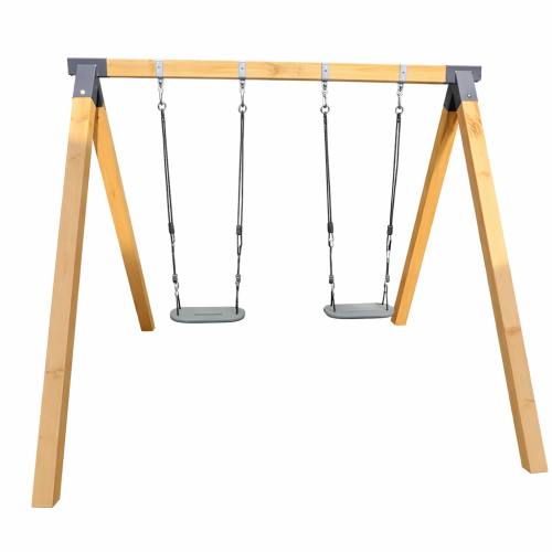 נדנדה לילדים מעץ גושני דגם קלאסיק