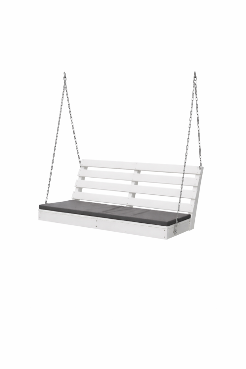 ספסל נדנדה מעץ לתליה במרפסת / פרגולה דגם איביזה