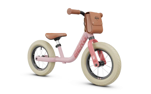 אופני איזון דגם MOOV 12 כולל צמיגי אויר של חברת BERG מהולנד בצבע Retro Black כולל תיק