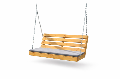 ספסל נדנדה מעץ מלא לתליה במרפסת / פרגולה דגם Sherwood