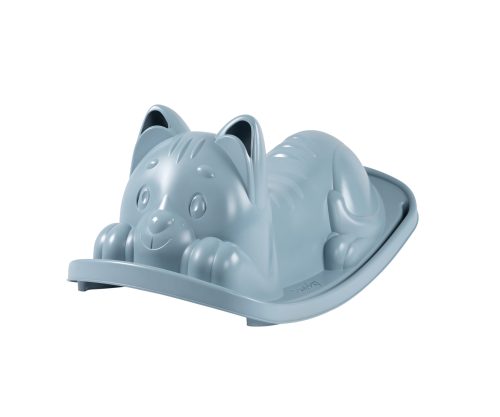 נדנדת חתול לקטנטנים דגם Cat Rocker בצבע תכלת פסטל של חברת Smoby מצרפת