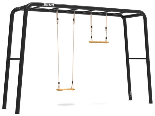 PlayBase באורך 3.8 מטר כולל מונקי בר סולם טיפוס טרפז וזוג טבעות של חברת Berg מהולנד