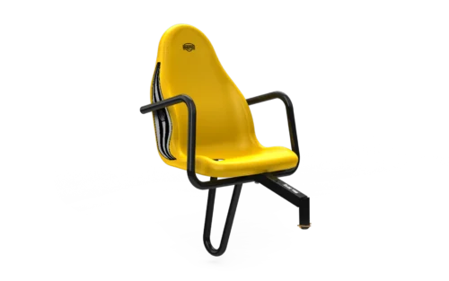 מושב נוסע צהוב לקארט פדלים BERG XL